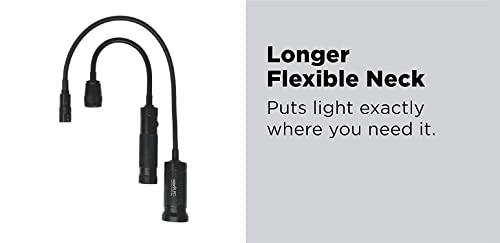 NextLED Flexible Shaft Magnetic LED Flashlight and Pickup Tool, Telescoping Neck with Extendable Neck up to 20 Inches, 300 Lumen Cree COB LED Work Light, Strong Magnetic bottom, Pick up to 1Lb - style: Magnetic Pickup Tool Light