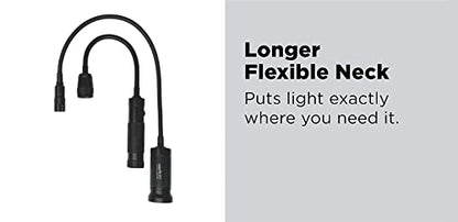 NextLED Flexible Shaft Magnetic LED Flashlight and Pickup Tool, Telescoping Neck with Extendable Neck up to 20 Inches, 300 Lumen Cree COB LED Work Light, Strong Magnetic bottom, Pick up to 1Lb - style: Magnetic Pickup Tool Light