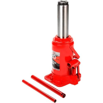 AFF Heavy Duty 20 Ton Bottle Jack, Manual, Machine Hardened Steel Saddles, Centered Pumps and Rams, 3520 - size: 20 Ton Capacity, style: Heavy Duty