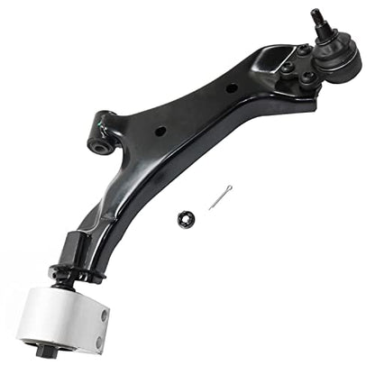 Detroit Axle - Front 8pc Suspension Kit for 2010-2017 Chevrolet Equinox GMC Terrain 2.4L, 2 Control Arms 4 Inner Outer Tie Rods 2 Boots 2011 2012 2013 2014 2015 2016 Replacement - size: 8CS48204/8PC