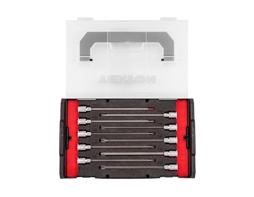 TEKTON Long Torx Bit Socket Set, 10-Piece | SHB91704 - size: 10-Piece (T10 - T50)