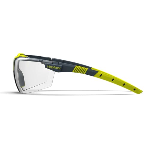 HexArmor VS300 Safety Glasses with Adjustable Side Arms Z87+ for Men and Women - color: Transition Light / Anti Fog Anti Scratch