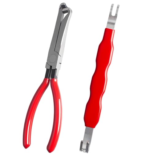 2 PCS Electrical Disconnect Pliers for Cars, Straight Automotive Electrical Connector Pliers and Electrical Connector Separator Tool - style: Electrical Disconnect Pliers Set 2