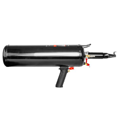XtremepowerUS Tire Bead Seater, 12L/3.2 Gallon Air Tire Bead Blaster, 116 PSI Portable Tire Inflator, Handheld Bead Bazooka, Build-in Piston Valve - color: Black (Handheld)