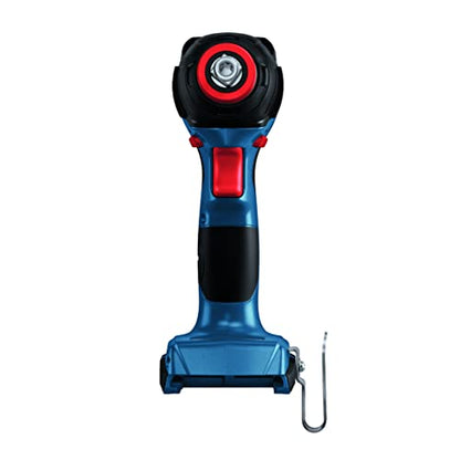 Bosch GDX18V-1860CN 18V Connected-Ready Two-In-One 1/4 In. and 1/2 In. Bit/Socket Impact Driver/Wrench (Bare Tool) | 1, 860 In-Lb Torque, 1/4 in Hex and 1/2 in Square Drive, Brushless Motor, 3-Speed Plus Advanced Modes, Connected-Ready - style: Industrial