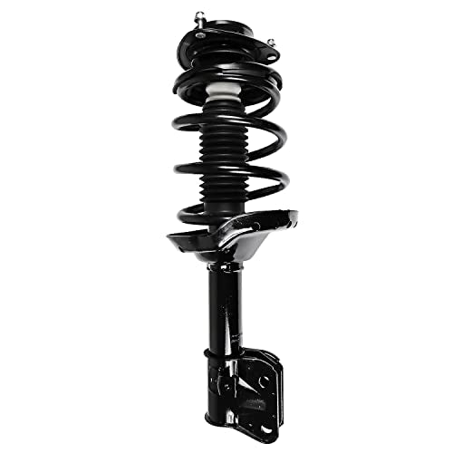 Detroit Axle - 4pc Struts for 2009 2010 2011 2012 2013 Subaru Forester | Front Rear Struts w/Coil Spring Replacement Suspension Shock Absorbers - size: 4Q47130/ 4 Struts