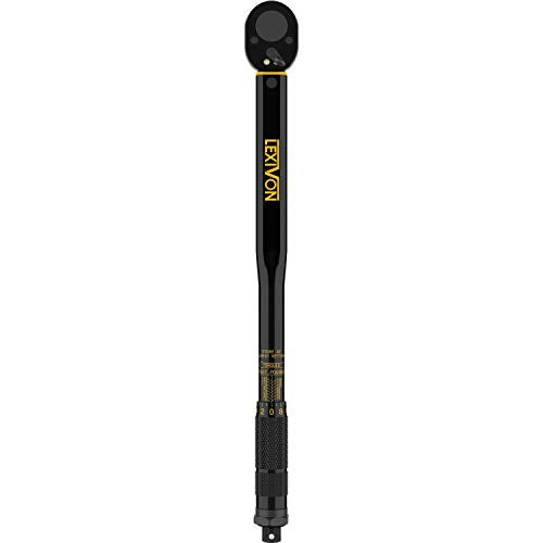 LEXIVON Torque Wrench 1/2-Inch Drive Click 10~150 Ft-Lb/13.6~203.5 Nm (LX-183) - size: 1/2"DR. 10~150 FT-LB