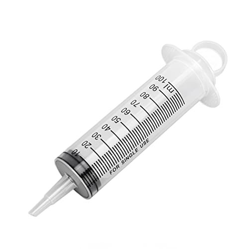 Tiiyee Brake Bleeder Kit, Hydraulic Disc Clutch Bleeding 100ML Syringe | 50cm Hose Fluid Extractor One Man Professional Universal Tool for Motorcycles Motorbikes Scooters Quads Oil Change
