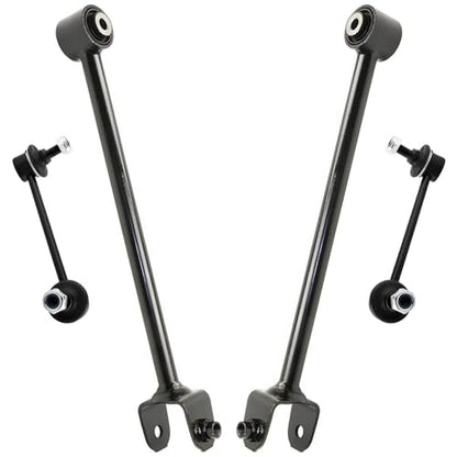 Detroit Axle - Rear 4pc Control Arms Kit for 09-14 Acura TL TSX, 08-17 Honda Accord, 2 Lower Rearward Control Arms 2 Sway Bar Links 2009 2010 2011 2012 2013 2014 Replacement - size: 4CS48236/4PC
