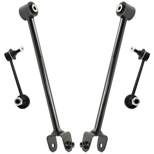 Detroit Axle - Rear 4pc Control Arms Kit for 09-14 Acura TL TSX, 08-17 Honda Accord, 2 Lower Rearward Control Arms 2 Sway Bar Links 2009 2010 2011 2012 2013 2014 Replacement - size: 4CS48236/4PC