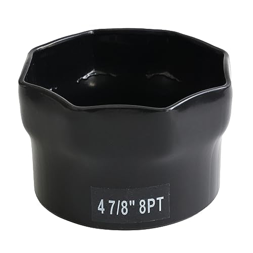 4-7/8 Inch, 8-Point Truck Axle Wheel Bearing Socket, for Axle Nut Socket Set (4-7/8 Inch 8 Point) - size: 4-7/8 Inch 8 Point