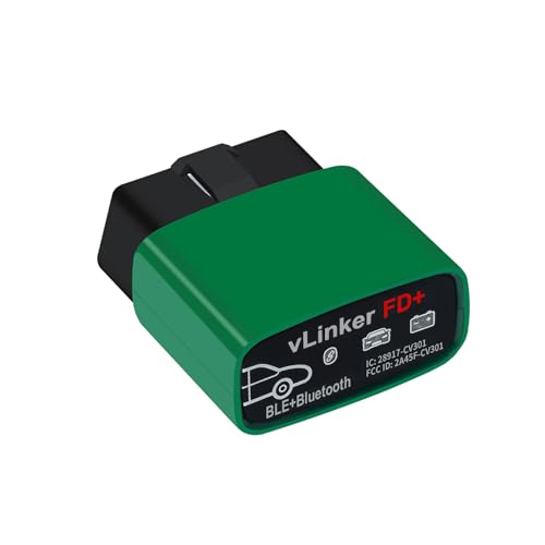 VGATE vLinker FD+ OBDII Scanner OBD2 Bluetooth Automotive Scanner Diagnostic Tool for iOS, Android & Windows, Code Reader and Reset for Car Truck Check Engine Code Read and Clear & Scan Tools - size: vLinker FD+ (BT3.0+BLE4.0) Android & iOS & Windows