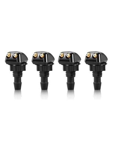 Windscreen Washer Jets Universal Car Windshield Washer Hose Wiper Pipe Jet Spray Nozzle Water Fluid Tube Connector Replacement Kit(D)(D) - size: D