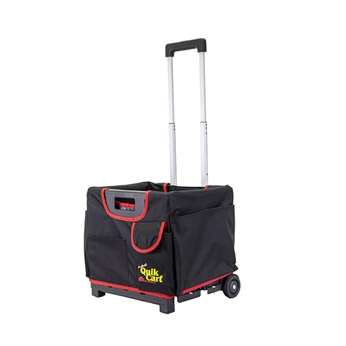 dbest Products Quik Cart Pockets Bundle Sport Rolling Crate - color: Black, style: Sport Bundle