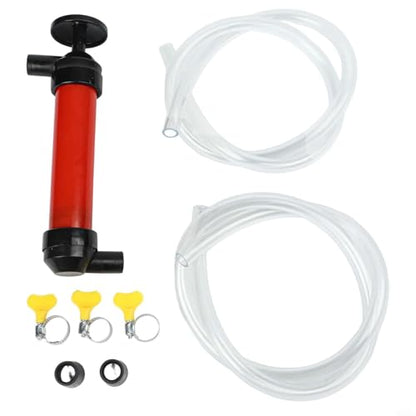 Hand Fuel Transfer Pump, Multi-Use Siphon Transfer Pump Kit Hand Fuel Pumps, Portable Manual Fuel Transfer Pump, Automotive Fuel Transfer Hose RV Outdoor Siphon Extractor
