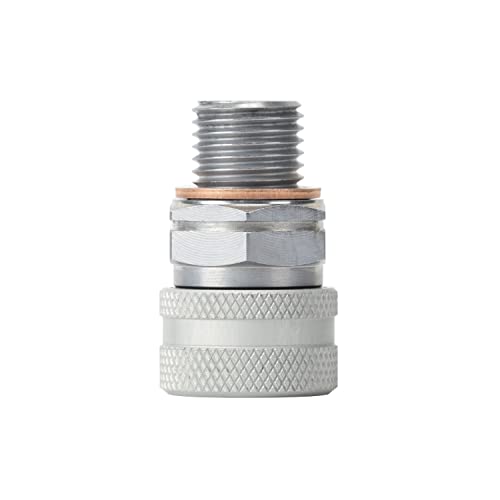 Stahlbus Oil Drain Valve Plug M14x1.25x12mm Steel - CLEAN, EASY, NO TOOL Oil Change - Includes Oil Drain Plug, Washer, Cap, Connector, Silicone Hose - size: M14x1.25x12mm