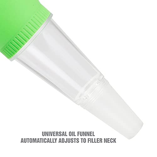 OEMTOOLS 87037 Fast-Clamp Universal Oil Filter, Oil Change Kit, Oil Fill Funnel Kit, Bleeding Funnel, Universal Clamp, Spill Free Funnel Kit