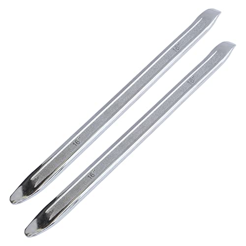2 PCS 16-Inch Tire Iron, Heavy Duty Tire Spoons Lever Bar, Professional Tire Changing Tool for Installing and Removing and Repairing Wheel Tires of Cars, Motorcycles, Scooter Bicycles - size: 16 inch
