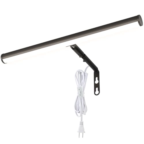 LED Picture Lights for Paintings Plug in Oil Rubbed Bronze Finish | 14 inch 4W Adjustable Art Light Gallery Wall Light for Display Art Work, CRI90+, 3000K Warm White, ETL Listed - color: Oil-Rubbed Bronze, size: 14 inch