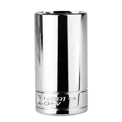 Capri Tools 1 in. Deep Socket, 3/8-Inch Drive, 6-point, SAE - size: 1-Inch