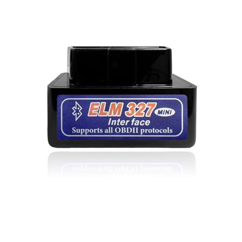 KVAEY OBDII Car Auto Diagnostic Scanner, ELM327 Automotive Bluetooth Scan Tool and Code Reader, Professional Car Bluetooth Engine Fault Code Reader, Universal Car Accessories (Black & Blue) - color: Black & Blue, size: 1 PCS