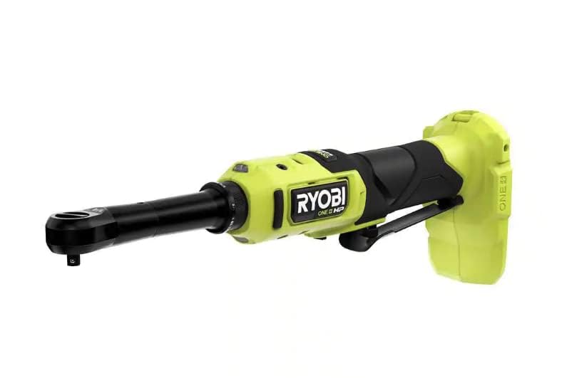 RYOBI ONEAND HP 18V BRUSHLESS Cordless 3/8 in. Extended Reach Ratchet Tool ONLY PBLRC25B | Battery and Charger Sold Separately