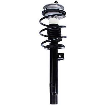 Detroit Axle - Front Struts for BMW 320i 323Ci 323i 325Ci 325i 328Ci 328i 330Ci 330i, 2 Struts w/Coil Spring Assembly Ready Struts Shocks Replacement Suspension [Models without Sport Suspension] - size: 171581_171582/PAIR