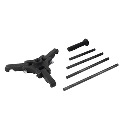 6PCS Harmonic Balancer Puller Set Jaw Puller for Harmonic Damper and Balancers Compatible for Chevy Chevrolet Chrysler GM Mitsubishi Vehicles Include 4 Forcing rods
