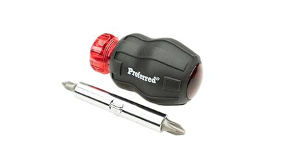 T29001 Interchangeable Bit Screwdriver Sets, Stubby 5 Piece in 1 - style: STUBBY