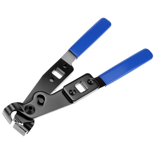 QWORK CV Axle Boot Clamp Pliers with 1/2 Inch Torque Wrench, Ear Type Clamp Crimping and Removal Tool, Heavy Duty Carbon Steel CV Joint Boot Banding Tool