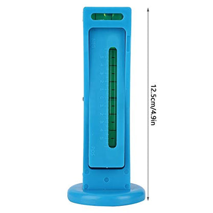4 Wheel Positioning Magnetic Level Gauge, Wheel Alignment Tool for Camber and Caster Adjustment, Magnetic Gauge Tool with ±5° Precision Level for Car Truck Tire Alignment (Blue) - color: Blue