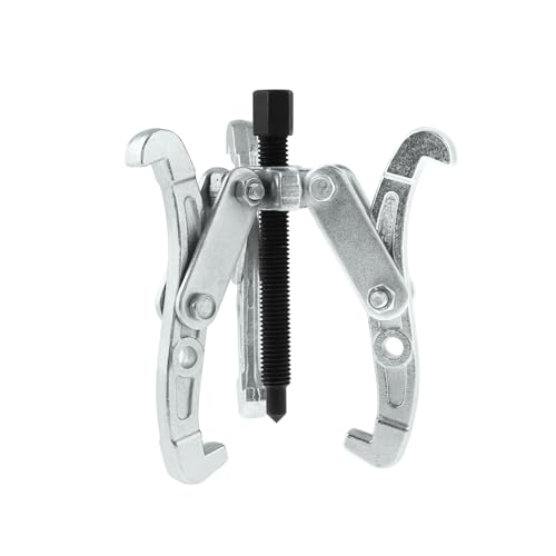 ChgImposs 3 Inch 3-Jaw Gear Puller, 2 Jaw 3 Jaw Puller for Pulley Gears Bearings and Flywheels, Heavy Duty Pulley Puller with Reversible Jaws, High Carbon Steel Removal Tool Bearing Puller Tool - size: 3 Inch