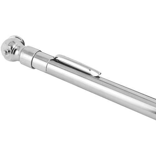 Milton S-921 Pencil Tire Pressure Gauge, Passenger Car, with Built-in Deflator Valve, Durable Plated Brass, Pressure Measured in PSI & kPa (Pack of 2) - size: Single (Pack of 2)