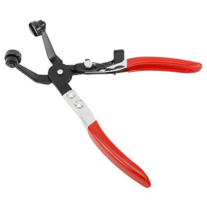 Auto Vehicle Tools Hose Clamp ClipTools,45° Angle Flat Belt Hose Clamp Pliers, Use in narrow locations for Car Coolant Fuel Oil Water Pipe Repair Tools (45° Angle-Bent Pliers) - style: 45° Angle-Bent Pliers