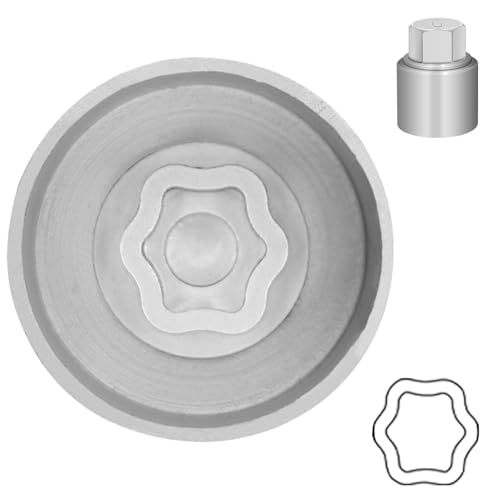 Type G Wheel Locking Nut Key for Land Rover, Lug Nut Removal Tool | Wheel Lock Nut Socket Adapter, Anti-Theft Lug Nut Removal Tool, Anti-Theft Screw Remover, Repair Tool, Tyre Fitting, garage - size: Socket G