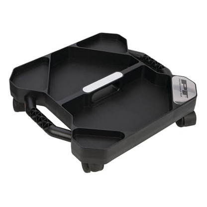 Performance Tool W85032 Tool Creeper Rolling Caddy Tray with 5 Sections for for Mechanic Garage and Workshop Organization, Black, 17.13x15.75x4.75-Inches - style: Rolling Tool Caddy