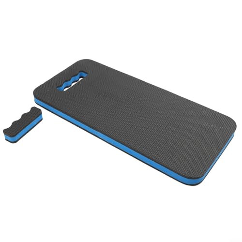 Car Repair Kneeling Mat, Thickened EVA Foam Pad, Oil Proof Mechanic Knee Cushion for Auto Maintenance, Portable Heavy Duty Garage Work Floor Protector(Black Blue)