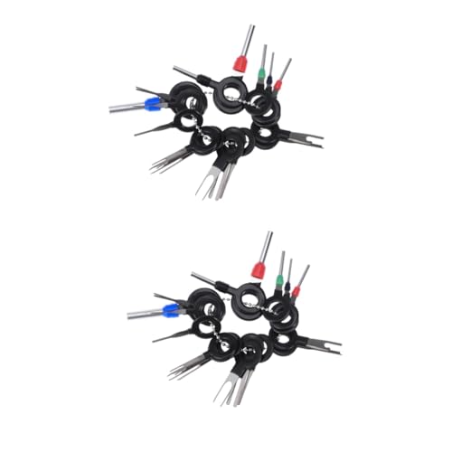 2pcs 18 1 Automotive Pin Release Tool Set 18 in 1 Terminal Extractor for Harness Damage-Free Needle Removal for Circuit Board