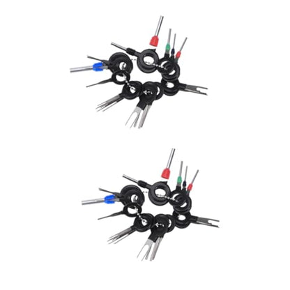 2pcs 18 1 Automotive Pin Release Tool Set 18 in 1 Terminal Extractor for Harness Damage-Free Needle Removal for Circuit Board