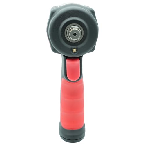 BESWELL BW-112F3N 1/2-Inch Stubby Air Impact Wrench - 885 Ft-Lbs Max Torque | Heavy-duty jumbo hammer air tool. Ideal compact impact gun for tight engine spaces, brake repair & auto maintenance.