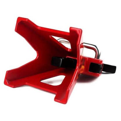 RC Jack Stands，Metal Adjustable 6 Ton Simulation mini Jack Stands for TRX-4 Axial SCX10 Wraith Tamiya CC01 RC4WD D90 1/10 RC Crawler Truck（Red