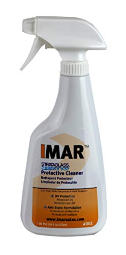 Bundle Includes 16 Ounce Bottles of Imar 301 Strataglass Cleaner, 302 Polish, 401 Yacht Soap with 1 Microfiber Detailing Cloth (4 Total Items)