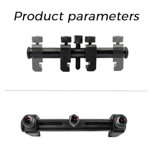 Erice Harmonic Balancer Puller, Portable Steel Crankshaft Pulley Puller, Adjustable Crankshaft Pulley Removal Tool, Steering Wheel Puller for Crankshaft Belt Engine Pulley Removal