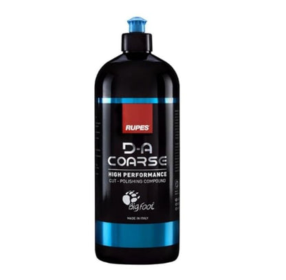 Rupes D-A Series Two 1-Liter Bottles Cut Polishing Compound & Six Count 7" Coarse Cutting Foam Pads - Excellcent Clarity, Low Dusting & Easy Wipe Off - size: 7"
