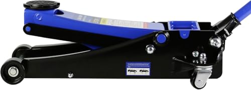 3 Ton Low Profile Floor Jack, Heavy Duty Floor Jack with Dual Pistons Quick Lift Pump, Steel Car Jacks Adjustable Height 3.3"-19.7", Hydraulic Trolley Floor Jacks 3 Ton/6000 LBS Capacity, Blue - color: Blue - 3 Ton(Dual Pump), Lift 3.3"-19.7"