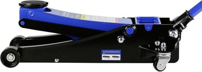 3 Ton Low Profile Floor Jack, Heavy Duty Floor Jack with Dual Pistons Quick Lift Pump, Steel Car Jacks Adjustable Height 3.3"-19.7", Hydraulic Trolley Floor Jacks 3 Ton/6000 LBS Capacity, Blue - color: Blue - 3 Ton(Dual Pump), Lift 3.3"-19.7"