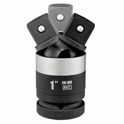 ARES 2061002 – 1-Inch Drive Slim Impact Universal Joint – Impact Rated U-Joint Features Slim Profile for Enhanced Access – 360-Degree Swivel Angle - size: 1-Inch Slim