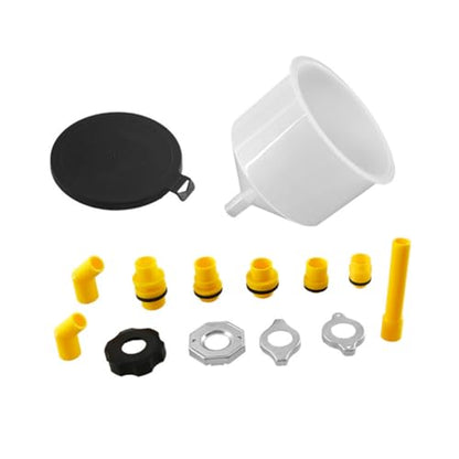 ABOOFAN 1Set Car Coolant Filling Funnel Kit Spill Radiator Tool for Automotive Fluids and Deformation Resistant Prevents Air Bubbles and Spills for Engine