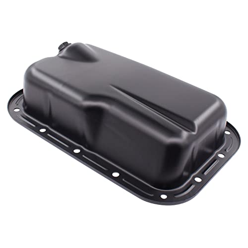 NewYall Lower Engine Oil Pan Sump w/Drain Plug | for Chrysler 300 Dodge Challenger Charger for Jeep Wrangler 2011-2016 5184546AA 5184546AB 5184546AC 264-357 CRP50A
