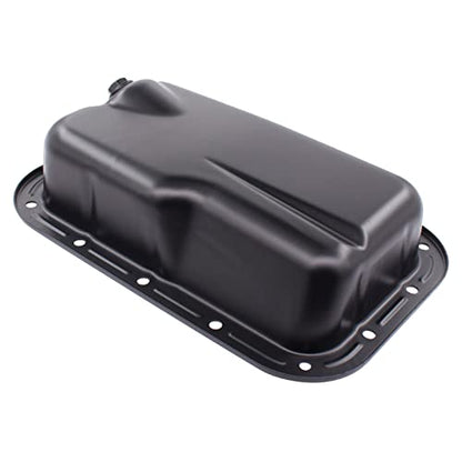 NewYall Lower Engine Oil Pan Sump w/Drain Plug | for Chrysler 300 Dodge Challenger Charger for Jeep Wrangler 2011-2016 5184546AA 5184546AB 5184546AC 264-357 CRP50A